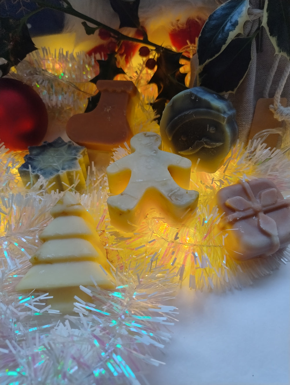 Savon surgras naturel mini lait et calendula Noel - Les Petits Savons