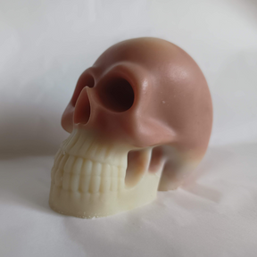 Savon naturel sans huile essentielle surgras amande douce et argile - forme tete de mort - Les Petits Savons