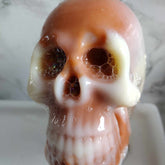 Savon surgras et mousse amande douce et argiles - forme tete de mort - Les Petits Savons