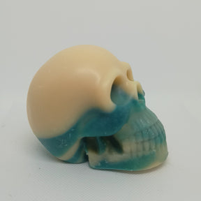Savon naturel surgras en forme de tete de mort a la verveine exotique - Les Petits Savons