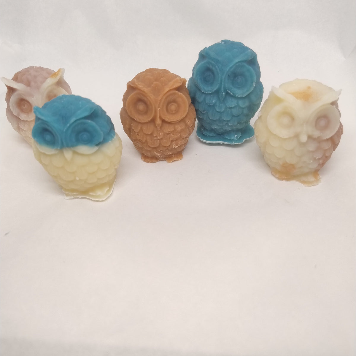 Savon naturel surgras saponifié à froid en forme de hibou