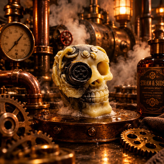 savon naturel avocat charbon steampunk